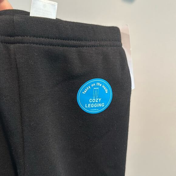 Carter’s Toddler Girl size 4 Black Fleece-Lined Leggings - Picture 3 of 7